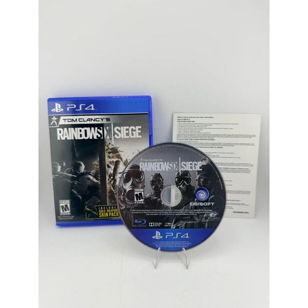 Tom Clancy's Rainbow Six Siege Sony PlayStation 4 PS4 2015 Ubisoft Tactical FPS